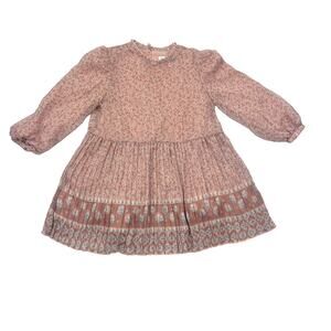 Mayoral Pleated Shimmer Dress